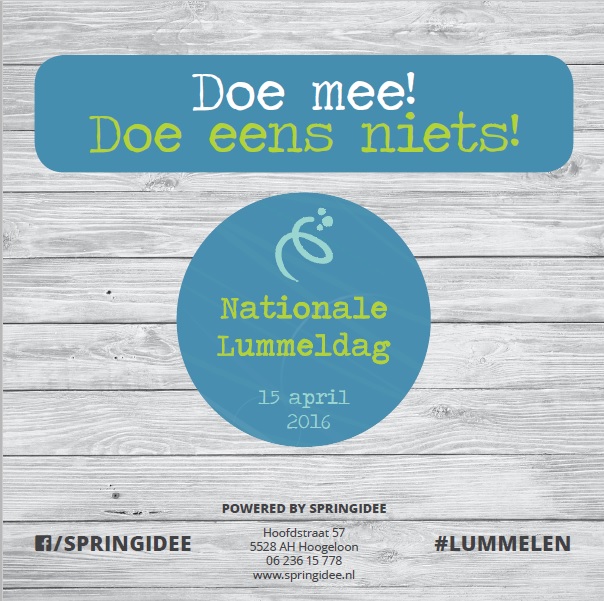 Doe mee! Doe eens niets!