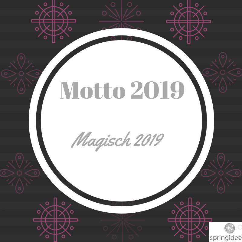 Motto nieuwe jaar magisch 2019